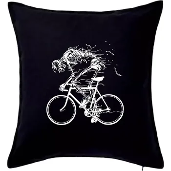 Polštář Cyklo kostra - Polštář 50x50 - 50x50 - Pouze potah ( Černá )