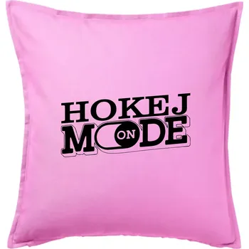 Polštář Hokej mode - Polštář 50x50 - 50x50 - Pouze potah ( Růžová )