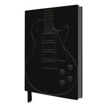 Cizojazyčná kniha Black Gibson Guitar Artisan Art Notebook (Flame Tree Journals) (Diář)