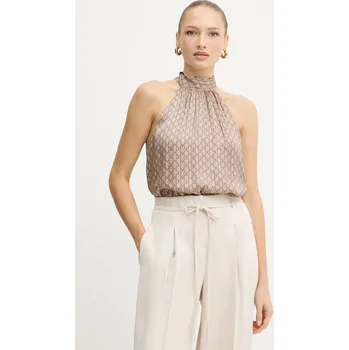 Dámská halenka Halenka Marciano by Guess ELISA 5BGH19.7298A hnědá 84X, vel. 36