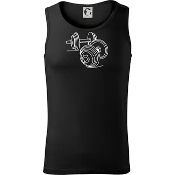 Pánské termoprádlo Dvě činky jedním tahem - Tílko pánské Core - L ( Černá )