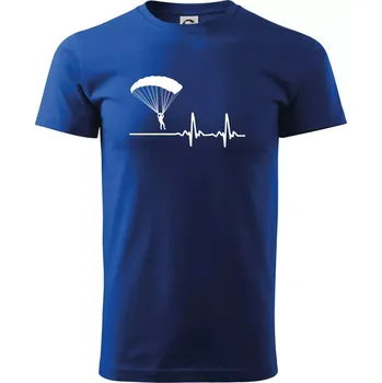 Pánské tričko Paragliding EKG - Triko extra velké (5-8XL) - 8XL ( Královská modrá )
