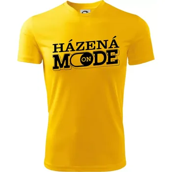 Chlapecké tričko Házená mode - Dětské triko sportovní (dresovina) - 122 cm/6 let ( Žlutá )