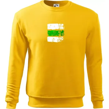 Pánská mikina Turistická značka - zelená - Mikina Essential pánská - 2XL ( Žlutá )