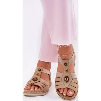 Dámské sandále Bota na klínech model 215012 Step in style 38