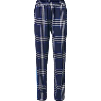 Dámské kalhoty 666717 - Tchibo - Kostkované pohodlné kalhoty - pro ženy - vel. L 44/46 - barva: modrá/kostkovaný
