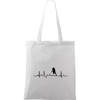 EKG floorball - Taška bavlněná - 42 x 38 cm ( Bílá )