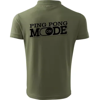 Pánská košile Ping pong mode - Polokošile pánská Pique Polo 203 - 3XL ( Khaki )