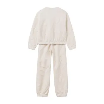 Dívčí oblečení Mayoral Tepláková souprava 7852 Béžová Regular Fit 14Y