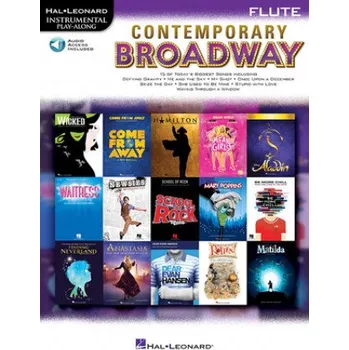 Contemporary Broadway: Instrumental Play-Along for Flute (Brožovaná)