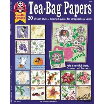 Tea-Bag Papers: 20 of Each Style...Folding Squares for Scrapbooks & Cards! (Deborah Rodgers)(Brožovaná)