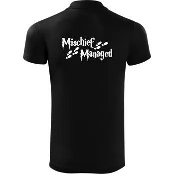 Pánská košile Harry - Mischief Managed - Polokošile Victory sportovní (dresovina) - 2XL ( Černá )