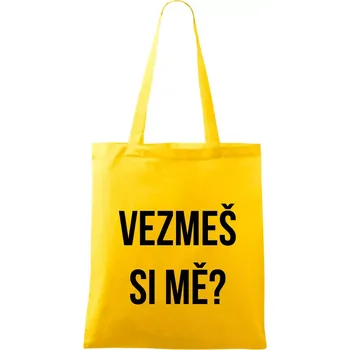 Zásnuby - Taška bavlněná - 42 x 38 cm ( Žlutá )