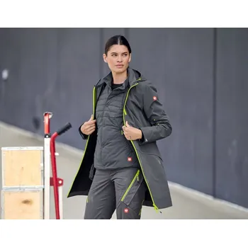 3 v 1 funkční bunda e.s.ambition, dámská velikost S antracit/výstražná žlutá Strauss