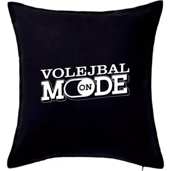 Polštář Volejbal mode - Polštář 50x50 - 50x50 - Pouze potah ( Černá )