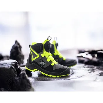 Pracovní obuv O6 Pracovní obuv e.s. Adelaide mid velikost 41 antracit/výstražná žlutá Strauss