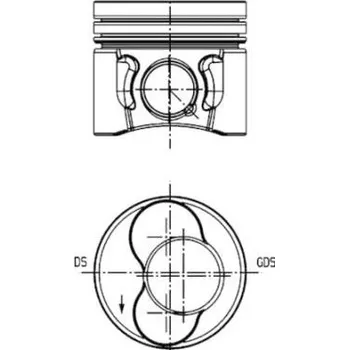 Motor automobilu Píst KOLBENSCHMIDT 40421600