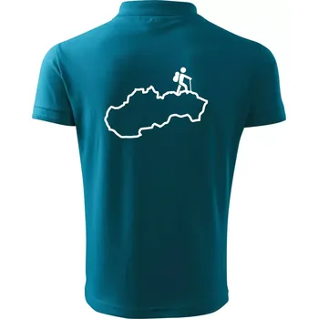 Pánská košile Slovenský turista - Polokošile pánská Pique Polo 203 - 4XL ( Tmavý tyrkys )