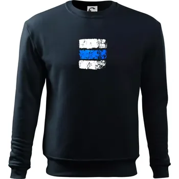 Chlapecké tričko Turistická značka - modrá - Mikina Essential dětská - 158 cm/12 let ( Námořní modrá (velmi tmavá - téměř černá) )