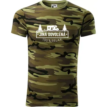 Trochu jiná dovolená obytňák - Army CAMOUFLAGE - XL ( Zelený maskáč )