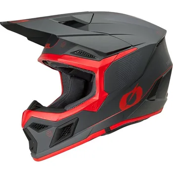 Helma na motorku Integrální přilba - O'NEAL 3Series E-STROKE 2026 - šedá/červená M