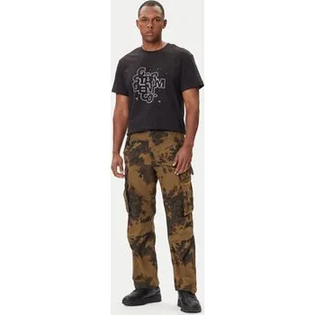 Pánské kalhoty G-Star Raw Kalhoty z materiálu R-3N D25224-D553 Zelená Straight Fit 32_32