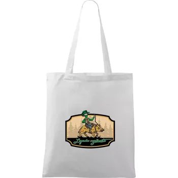 Legenda myslivosti divočák - Taška bavlněná - 42 x 38 cm ( Bílá )