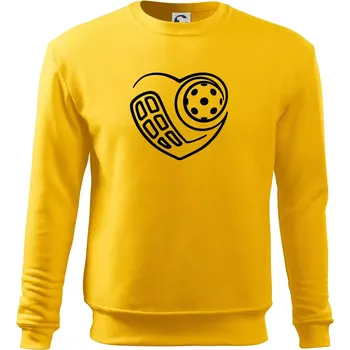 Pánská mikina Florbal love - Mikina Essential pánská - 3XL ( Žlutá )