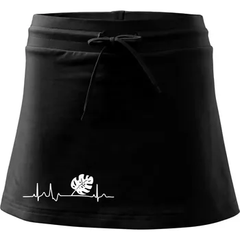 Dámská sukně EKG Monstera - Sportovní sukně - two in one - XS ( Černá )