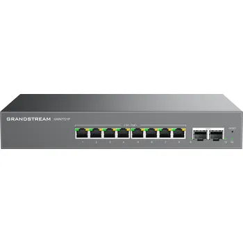 Switch Grandstream GWN7721P L2 Lite managed switch, 8x 2.5GbE RJ45, 2x 10G SFP+, PoE/PoE+