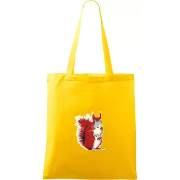 Veverka vintage - Taška bavlněná - 42 x 38 cm ( Žlutá )