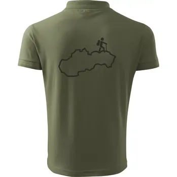 Pánská košile Slovenský turista - Polokošile pánská Pique Polo 203 - 3XL ( Khaki )