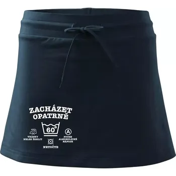 Dámská sukně Zacházet opatrně 60 - Sportovní sukně - two in one - XL ( Námořní modrá (velmi tmavá - téměř černá) )