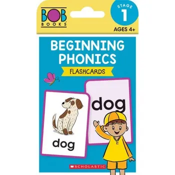 Cizojazyčná kniha Bob Books - Beginning Phonics Flashcards Phonics, Ages 4 and Up, Kindergarten (Stage 1: Starting to Read) (Pevná)