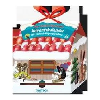 První čtění Trötsch Der kleine Maulwurf Adventskalender Haus mit 24 Minibüchern (Hra)