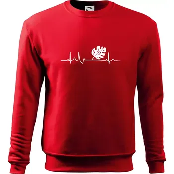 EKG Monstera - Mikina Essential dětská - 158 cm/12 let ( Červená )