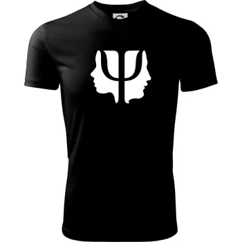 Pánské tričko Psychologie hlavy - Pánské triko Fantasy sportovní (dresovina) - S ( Černá )