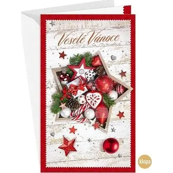 ARGUS Vánoční přání s kapsou na peníze 11-6522c