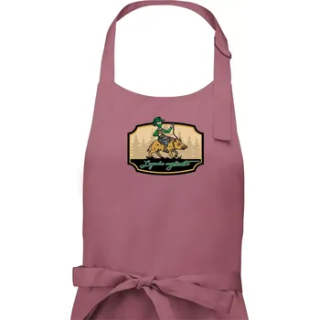 Kuchyňská zástěra Legenda myslivosti divočák - Pánská zástěra na vaření - Univerzální velikost ( Starorůžová )