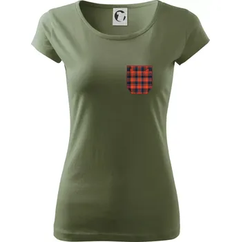 Dámské tričko Flanelové triko červené - Dámské triko Pure - XS ( Khaki )