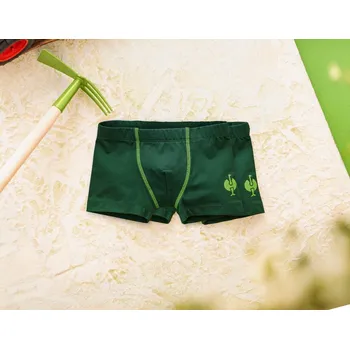 e.s. Boxerky cotton stretch, 2 ks v balení, dětská velikost 122/128 zelená/mořská zelená Strauss