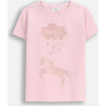 Dívčí tričko Dětské tričko Coccodrillo růžová barva, EVERYDAY GIRL A ZC5143203VGA 03X, vel. 110