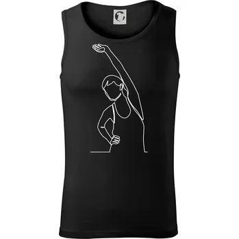Pánské termoprádlo Protahující se žena jedním tahem - Tílko pánské Core - XL ( Černá )