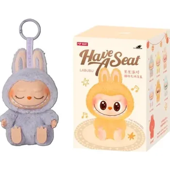 plyšák Plyšová figurka ve stylu Labubu - fialový Zizi (V2 Have a Seat edition)