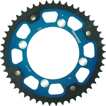 Řetězová sada pro motocykl Řetězová rozeta SUPERSPROX STEALTH RST-998:49-BLU modrá 49 zubů, 428
