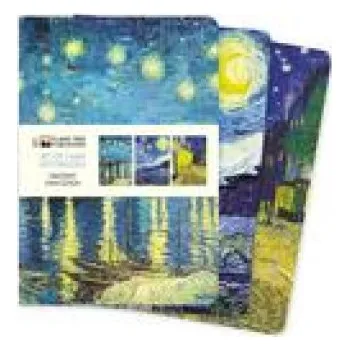 Diář Vincent van Gogh Set of 3 Midi Notebooks (Flame Tree Studio)(Diář)
