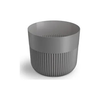 Plastový květináč Alia tmavě popelavý 150 mm