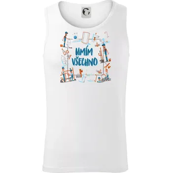 Instalatér umím všechno - Tílko pánské Core - 2XL ( Bílá )