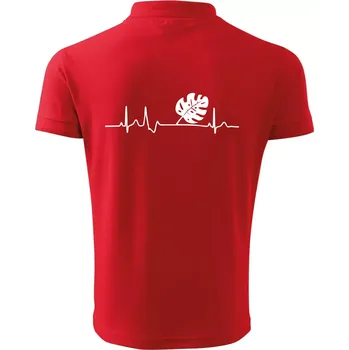 Pánská košile EKG Monstera - Polokošile pánská Pique Polo 203 - 4XL ( Červená )