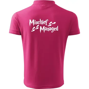 Pánská košile Harry - Mischief Managed - Polokošile pánská Pique Polo 203 - XL ( Purpurová )
